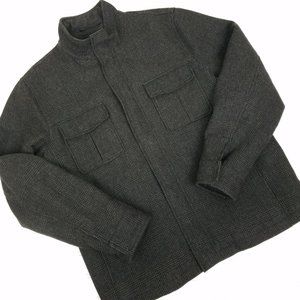 Banana Republic Wool Flannel Jacket Coat A0114